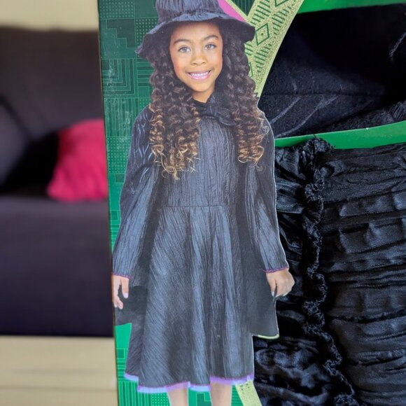 BRAND NEW: CHILD'S DELUXE WICKED ELPHABA COSTUME - Size 4-6x - Picture 3 of 6